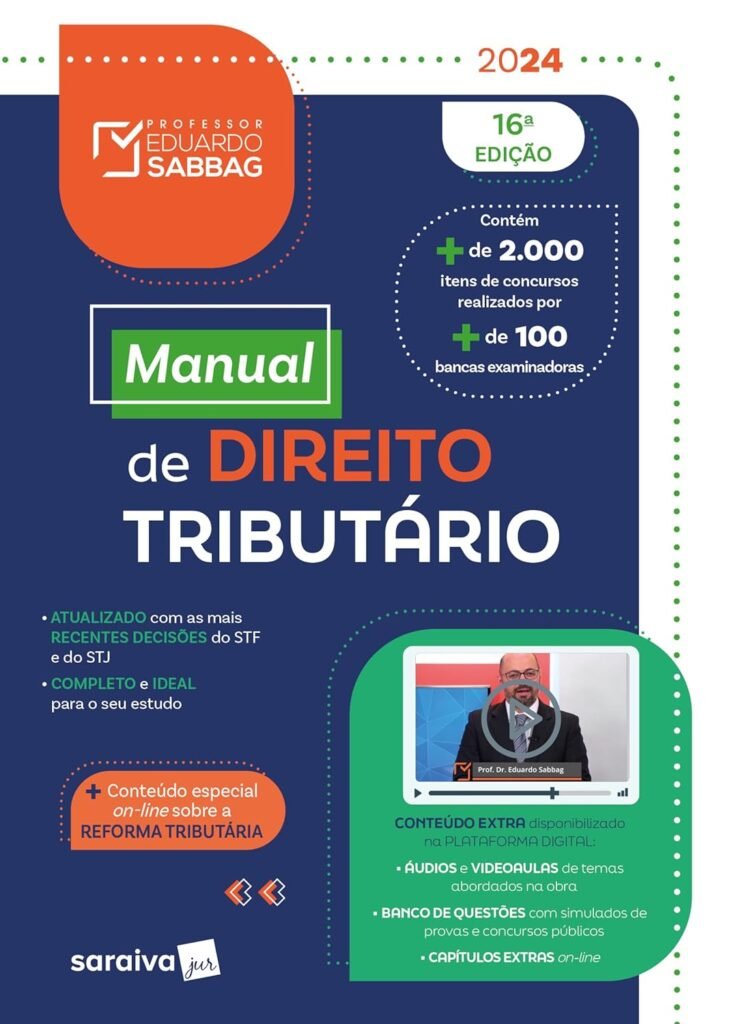 Curso de Direito Tributário" – Eduardo Sabbag