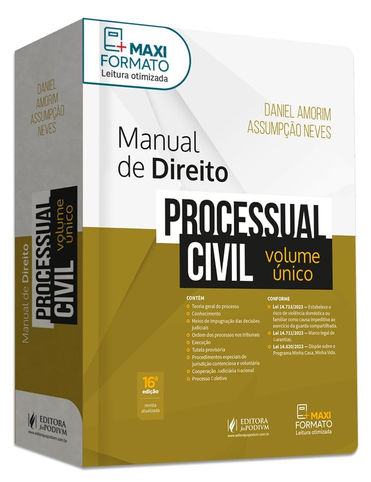 Manual de Direito Processual Civil" – Daniel Amorim Assumpção Neves