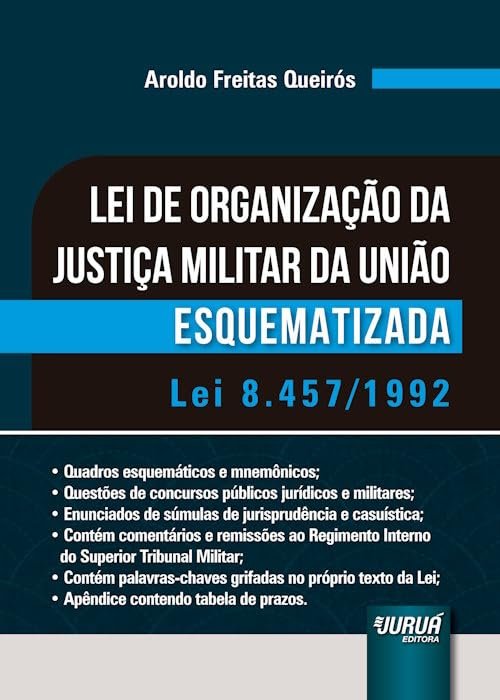 Lei de Organização da Justiça Militar da União Esquematizada