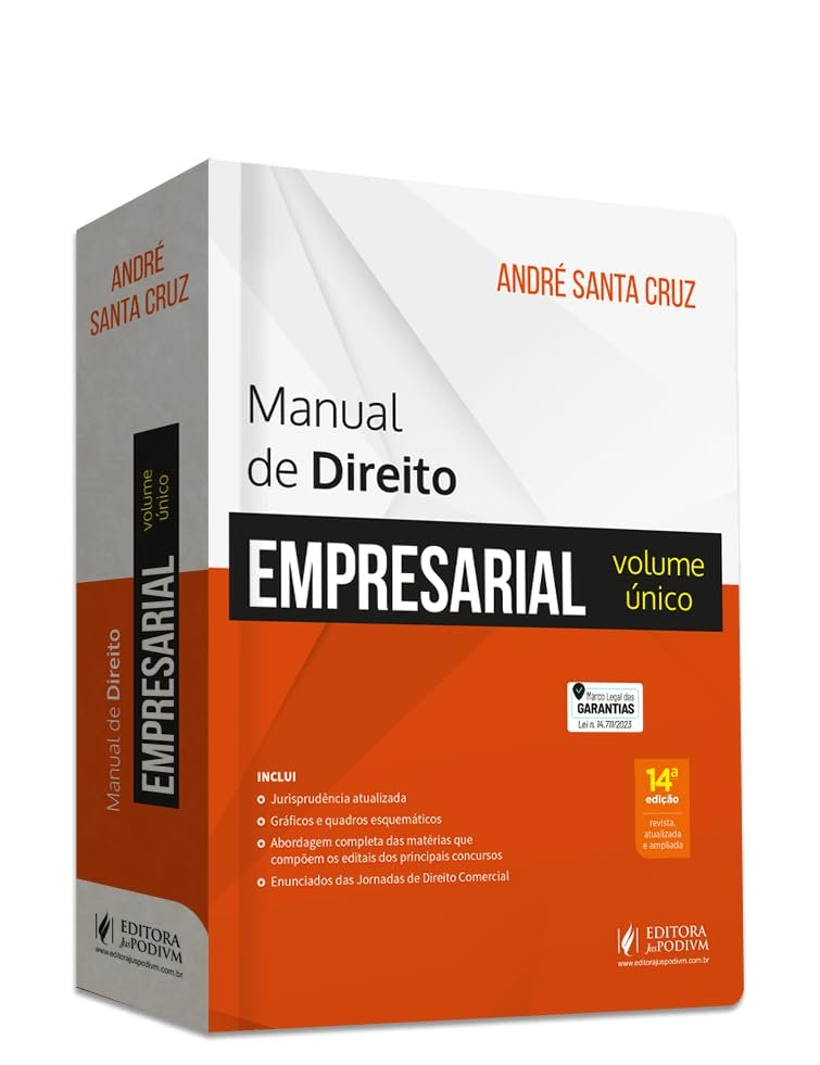 Manual de Direito Empresarial – Volume Único, de André Santa Cruz