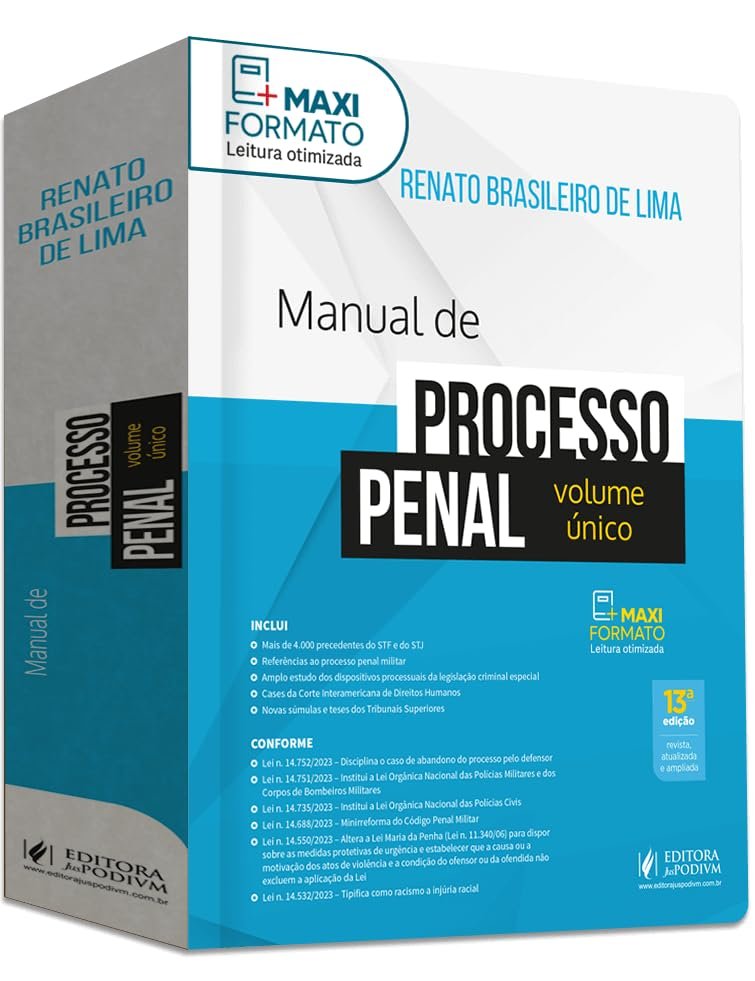 Manual de Processo Penal - Volume único