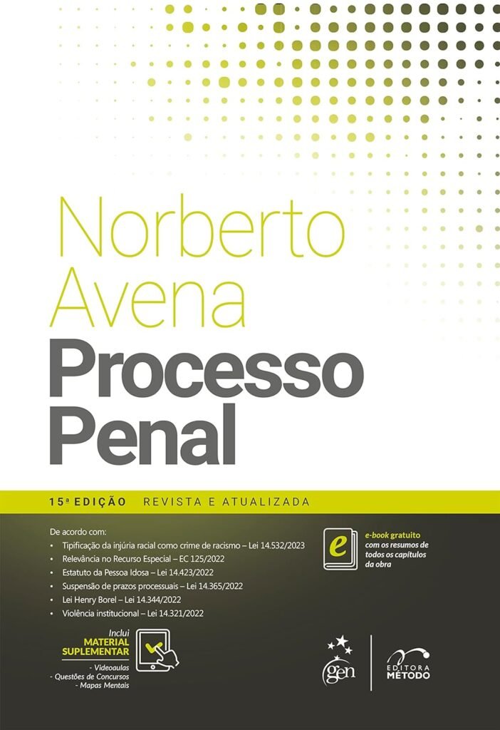 Processo Penal, por Norberto Avena